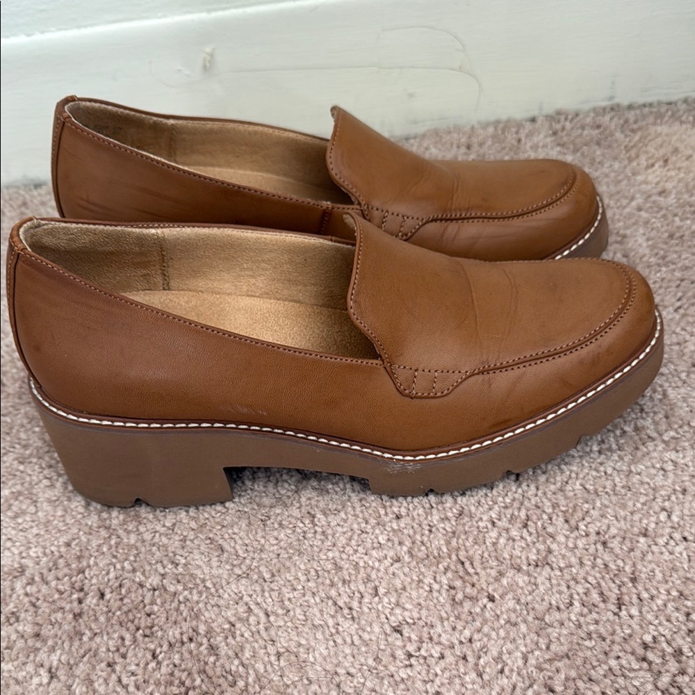Brown Leather Loafers